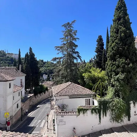 Doble Con Terraza En El Albayzin 아파트 그라나다